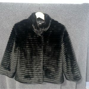 Brand womens new faux fur coat